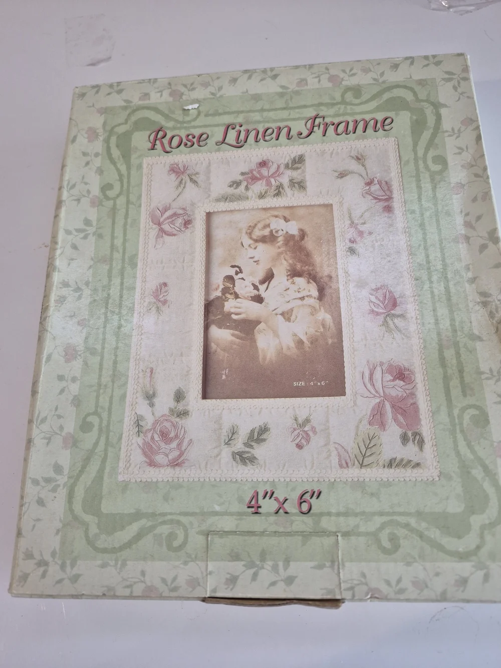 5/25 Rose Linen Frame 4